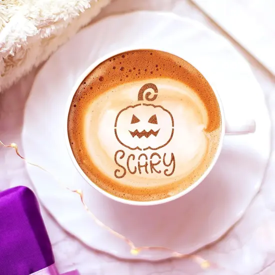 30 Pieces Halloween Cookie Stencils(Classic Style,Painting,Tool) {4}