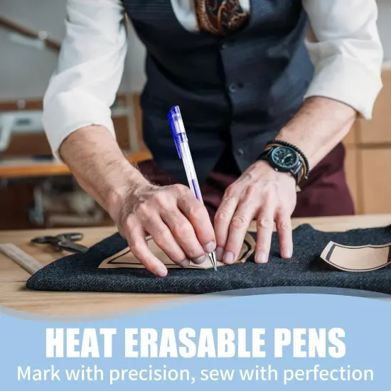 Heat Erasable Pens for Fabric (Black, Blue, White, Red) {4}