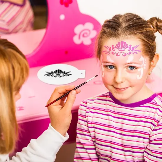 20 Pieces Face Paint Stencils(white) {4}