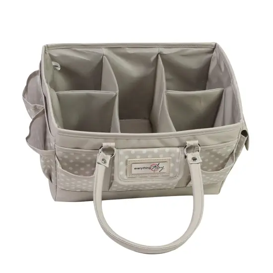 Deluxe Store & Tote Craft Organizer, Tan Dot {6}