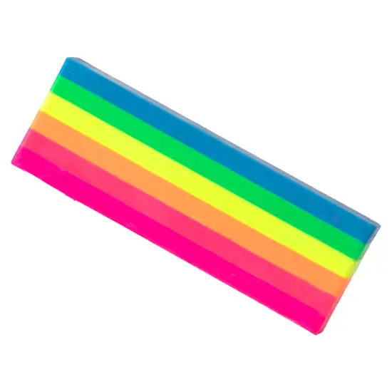 eeBoo: Jumbo Wax Crayon: Rainbow Fluorescent &ndash; 6 Vibrant Colors in One Chunky Crayon, 4" x 1.5" x 0.625" Block, Art & Coloring Supplies, Kids Ages 3+ {7}