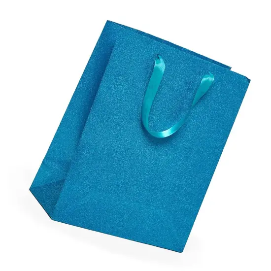 Glitter Grain Euro Totes 7'' x 3 7/8'' x 9 1/16'' for Special Occasions Turquoise {4}