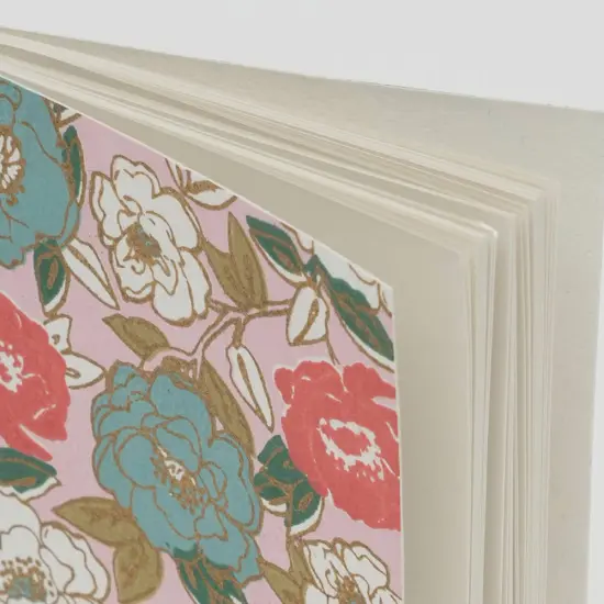Floral Handmade Paper Notebooks - Pack of 6, 4 X 6 Inch {3}