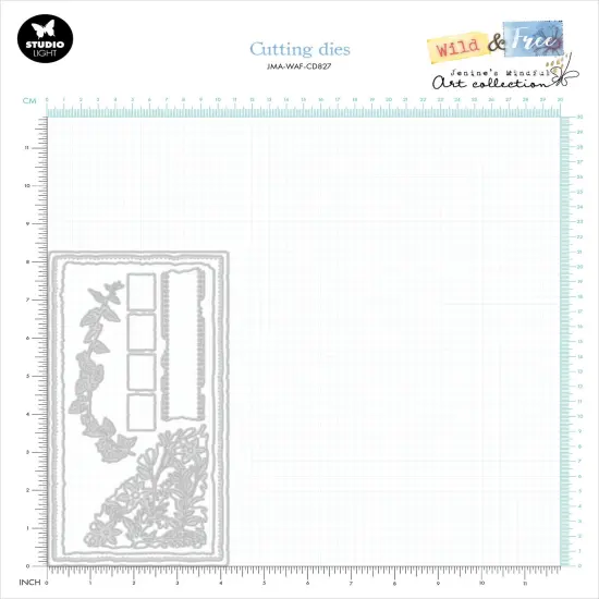 Studio Light Jenine's Mindful Art Wild & Free Cutting Die-Nr. 828, Wildflower Slimline {1}
