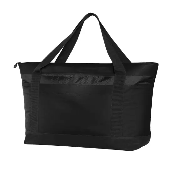 Port Authority&reg; Large Tote Cooler Black/ Black {1}