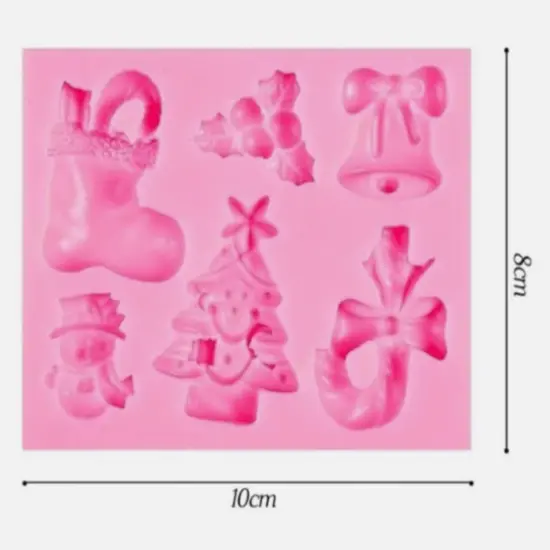 Christmas Silicone Mold Six Cavity {2}