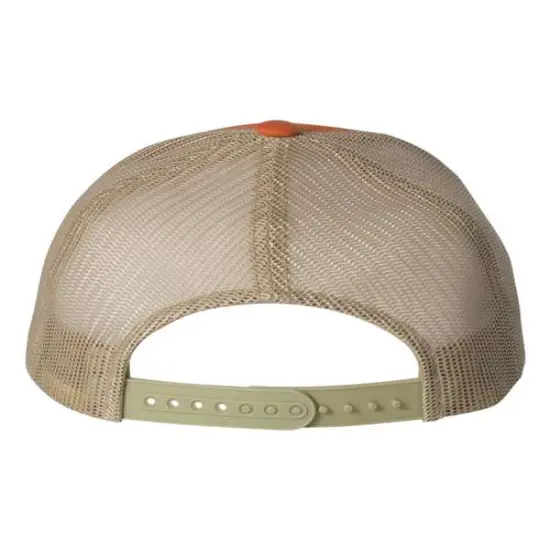 YP Classics&reg; Retro Trucker Cap R Orange Khaki {2}