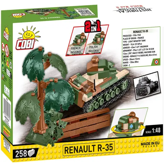 COBI Historical Collection World War II Renault R-35 Light Tank {3}