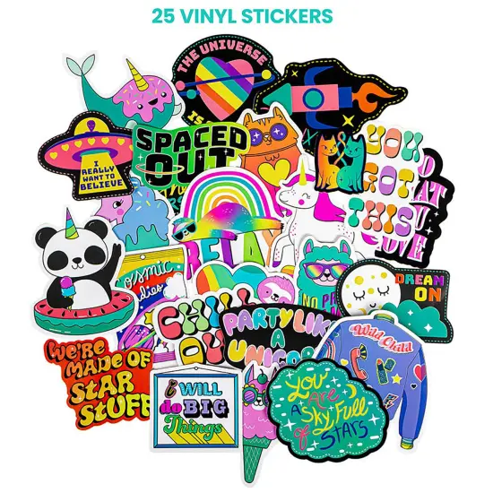 Fashion Angels: 5,000+ Ultimate Sticker Set - Cute Assorted Vinyl-3D-Puffy Stickers, Storage Pouch, Decorate Toys-Crafts-Notebooks-Journals, Kids 6+ {7}