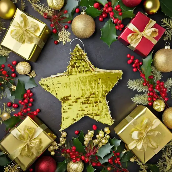 Star Pinata for Kids Birthday, Twinkle Twinkle Little Star Gender Reveal Party Decorations, Baby Shower (Small, 13 x 3 In) - Mini Pinata {3}