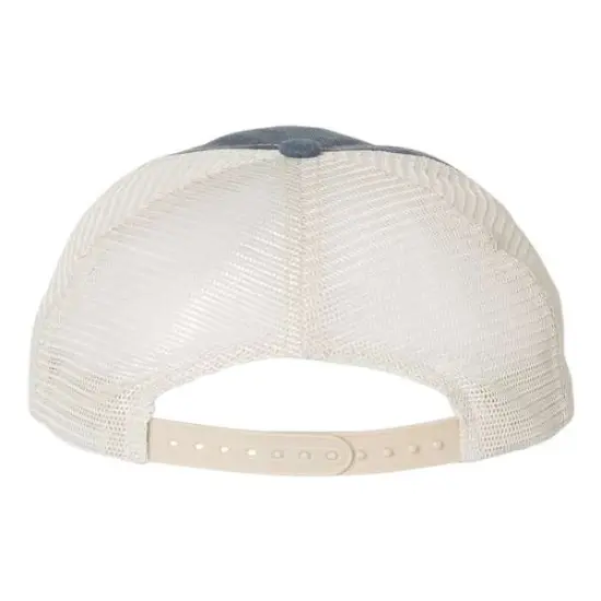 Valucap&reg; Washed Cotton Mesh Back Cap Navy/ Texas/ Stone {2}