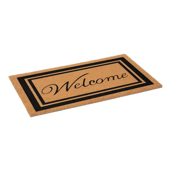 152961830WELC Black Border Welcome {2}