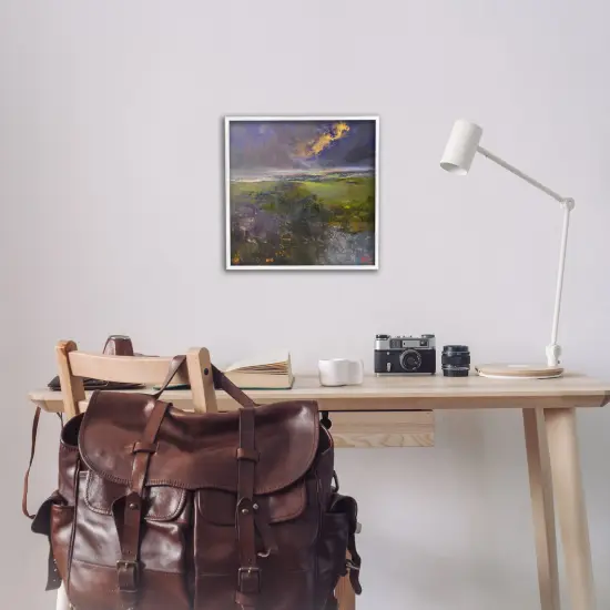 Stupell Industries Gilded Landscape Abstract Framed Giclee Wall Art Design by Patrick Dennis {2}