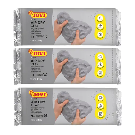 Air Dry Clay, Grey, 2.2lb Bar, Pack of 2 {1}