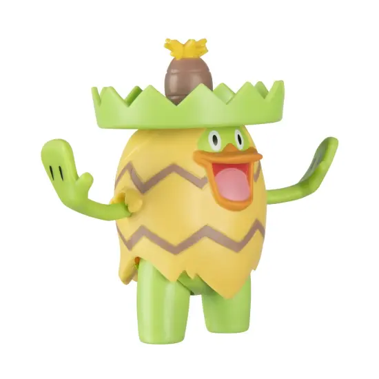 Pokemon Pok&eacute;mon Battle Figure, Grass-Type Theme with 3 Pack Ludicolo, Ivysaur, Grookey - {6}