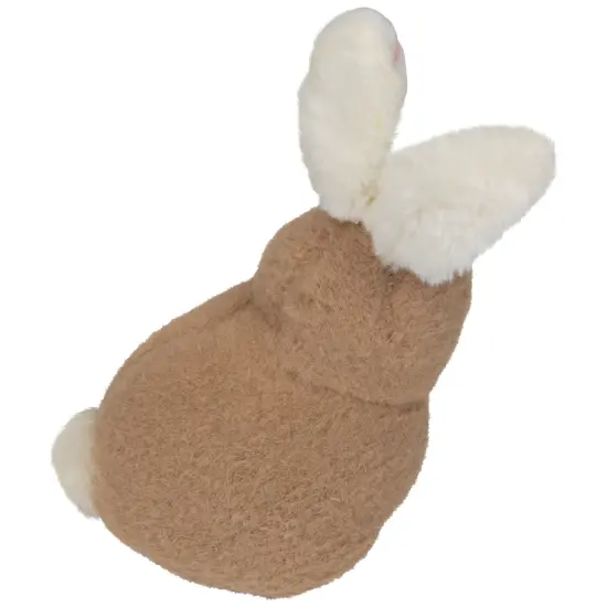 Northlight Plush Rabbit with Striped Ears Easter Figurine - 9" Brown {7}