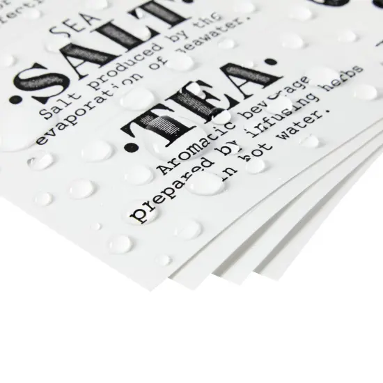 Talented Kitchen 36 Preprinted Pantry Labels with Ingredient Definitions, Clear Farmhouse Style Stickers for Food Jars, Kitchen Organization, and Storage (Water Resistant) {5}