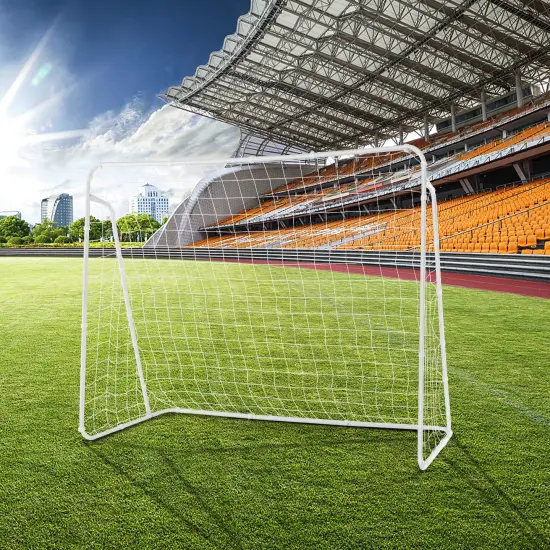 Portable Soccer Goal with Metal Frame & Durable Net {5}