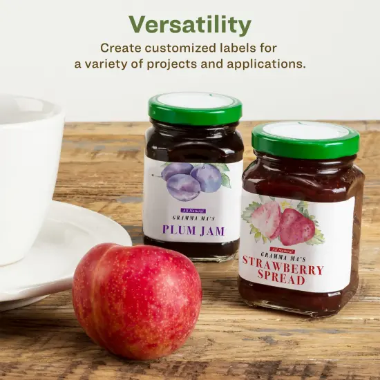 Avery Recycled Matte White Labels,2" x 3" Rectangle {4}