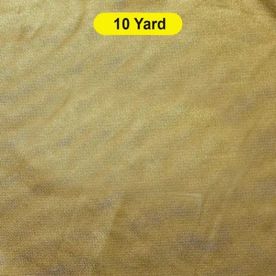 Action Mesh With Foil 4 Way Stretch Poly Spandex Mesh in 10 Colorways Gold Gold {1}