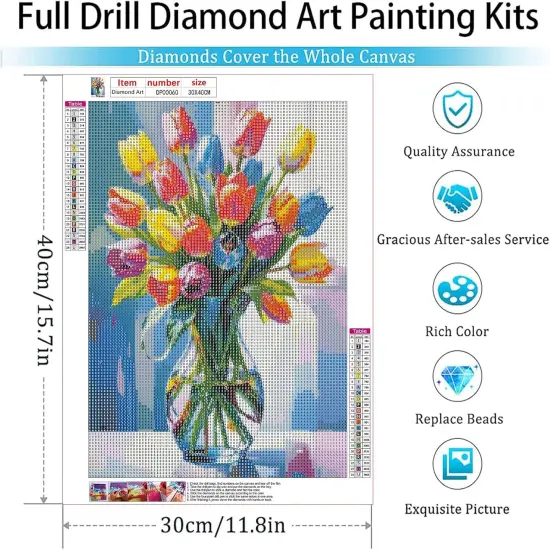 Tulip Diamond Art Kits for Adults {4}