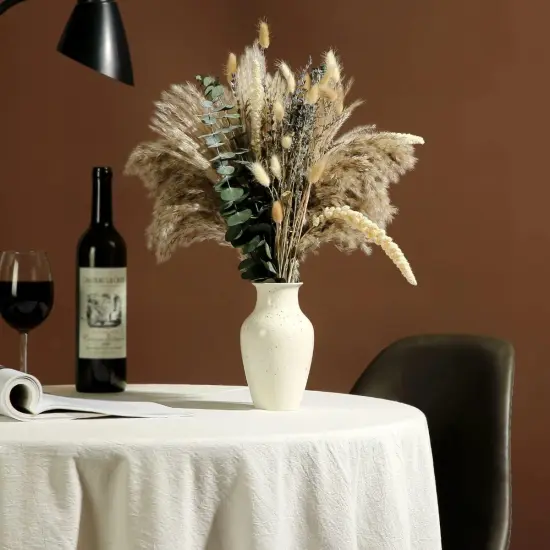 Dried Flowers Bouquet, 17" Dried Pampas Grass Decor Inc Lavender Eucalyptus DIY Floral Arrangements for Home Office Decoration,Wedding centerpieces {4}