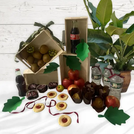 Set of 4 Small Wood Crates for Crafts {2}