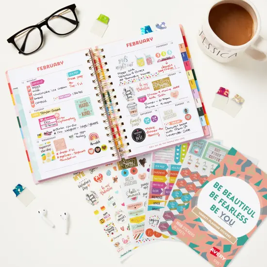 Avery Planner Stickers Variety Pack, 1,656 Stickers, Weekly, Calendar and Journal Sticker Sheets (6785) {3}