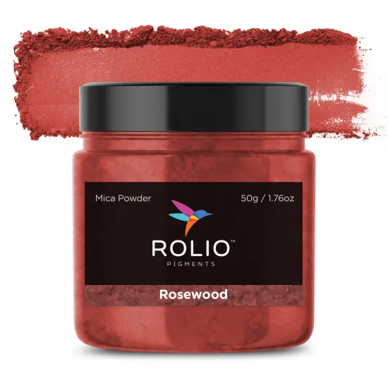 Rolio - 1 Jar Mica Powder (Rosewood) - 50g / 1.8 oz {1}