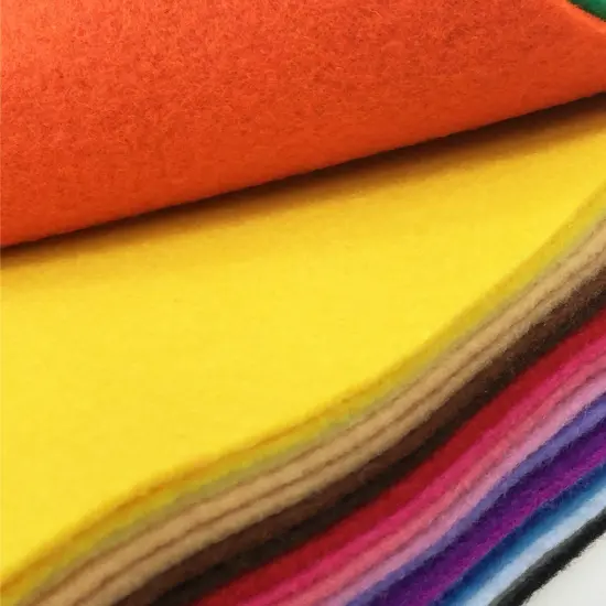 flic-flac 28pcs 12 x 8 inches (30cmx20cm) 1.4mm Thick Soft Felt Fabric Sheet Assorted Color Felt Pack DIY Craft Sewing Squares Nonwoven Patchwork {4}