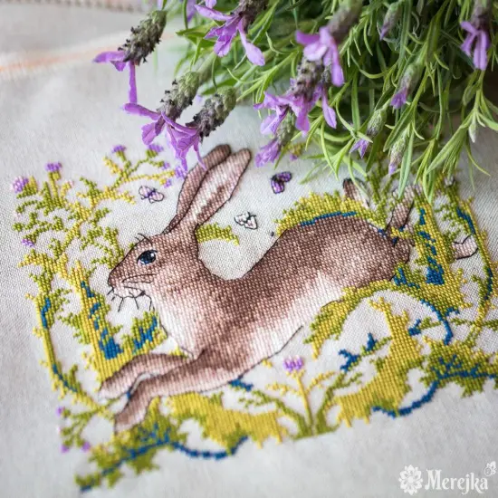 The Hare K-147A Counted Cross-Stitch Kit {2}