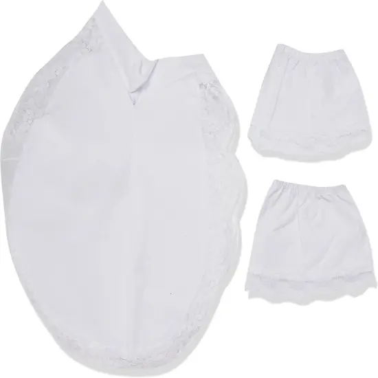 Colonial Jabot and Cuff Set colonial Pirate Steampunk Costume adult {1}