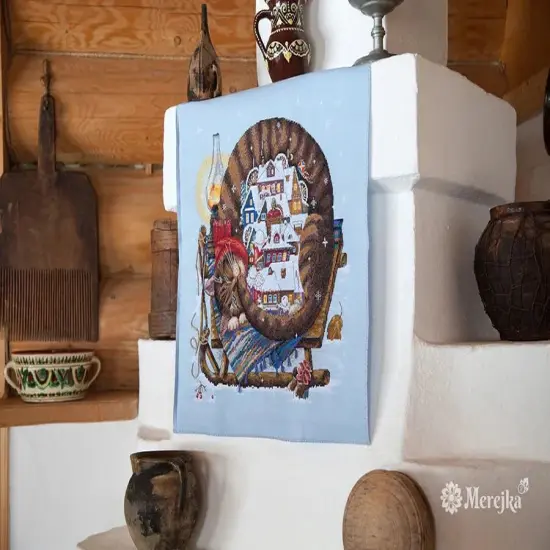 Cozy Winter K-107 Counted Cross-Stitch Kit {2}