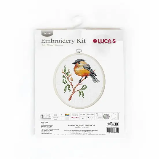 Bird On The Branch BC106L Counted Cross-Stitch Kit {2}