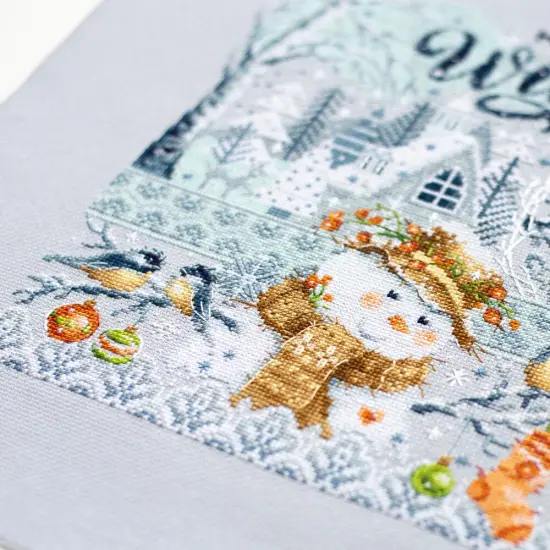 Hello,Winter! 540-701 Counted Cross-Stitch Kit {2}