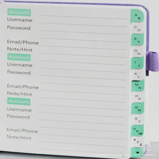 UPUGO Password NoteBook {3}