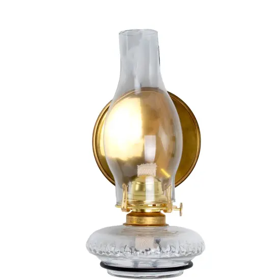 Solid Brass 6 1/2" Reflector for French Alps Brass Oil Lamps {3}