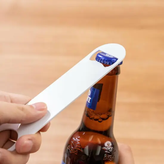 Craft Express 4-Pack White Bottle Openers &ndash; Sublimation Bar Tool Blanks {4}