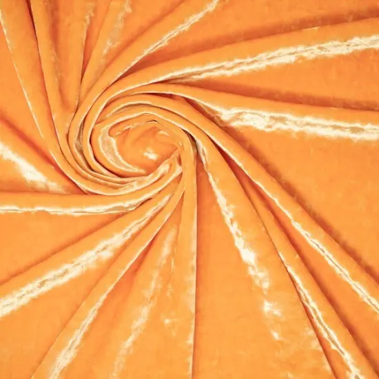 1 Yard Revival Crushed Stretch Velvet Fabric 56 Inch Width Taupe {3}