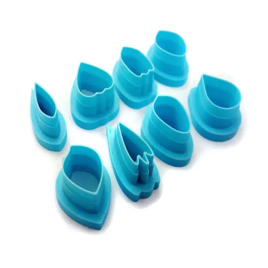 Flower Petal Clay Cutters, Small Size, 8 Styles, Adorabilities {3}