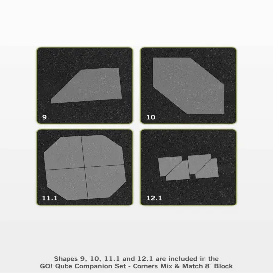 GO! Qube 8" Companion Set-Corners {3}