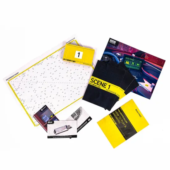 Professor Puzzle: The Crypto Killer - A Crime-Solving Puzzle Game, Assess Clues & Catch The Killer, Party Mystery Investigation, Ages 12+, 1+ Players {4}