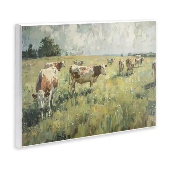 Stupell Industries Roaming Cows in Grasslands Wall Plaque Art Design by LSR Design Studio {3}