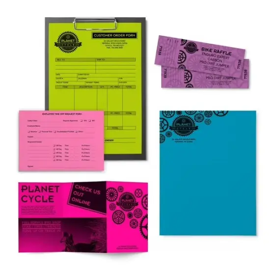 Astrobrights 12" x 12" 80# Cover Sheets Bulk Pack of 100 Plasma pink {4}