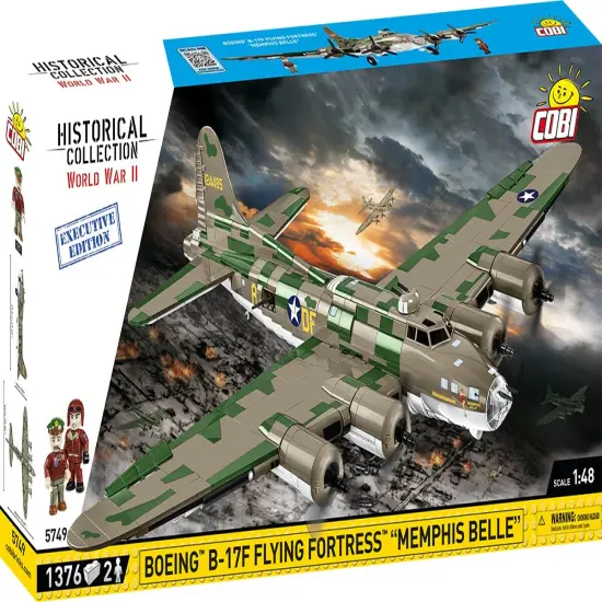 COBI Historical Collection WWII Boeing&trade; B-17F Flying Fortress&trade; "Memphis Belle" Aircraft - EXECUTIVE EDITION {2}