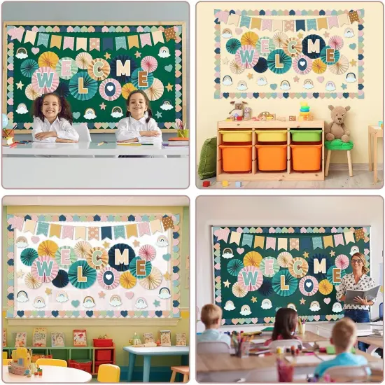 Boho Welcome Bulletin Board Sets {5}