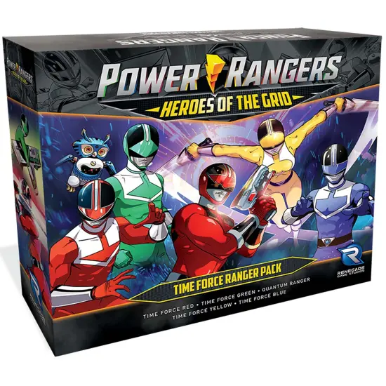 Power Rangers Heroes of the Grid: Time Force Ranger Pack - Expansion to Heroes of the Grid. 2-5 Players, Ages 14+, 45-60 Min Game Play {1}
