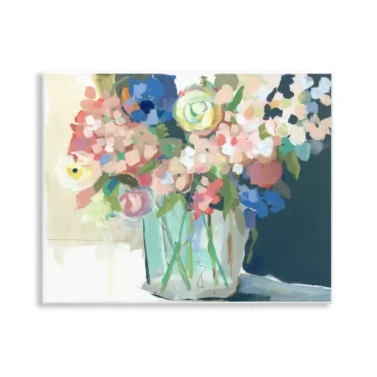 Stupell Industries Impressionist Flower Bouquet Wall Plaque Art Design by Jenny Westenhofer {1}