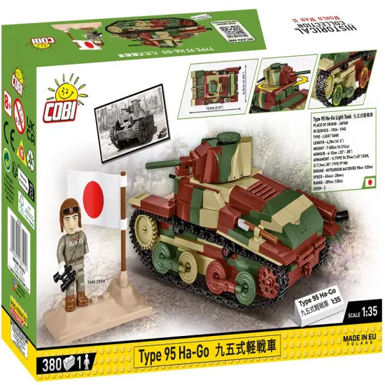 COBI Historical Collection WWII Type 95 Ha-Go Tank {5}