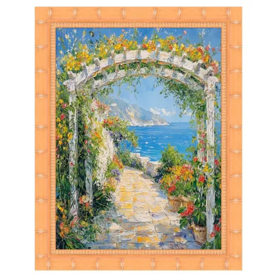 Natural Wood Bamboo Picture Frame 22x30 frame {1}